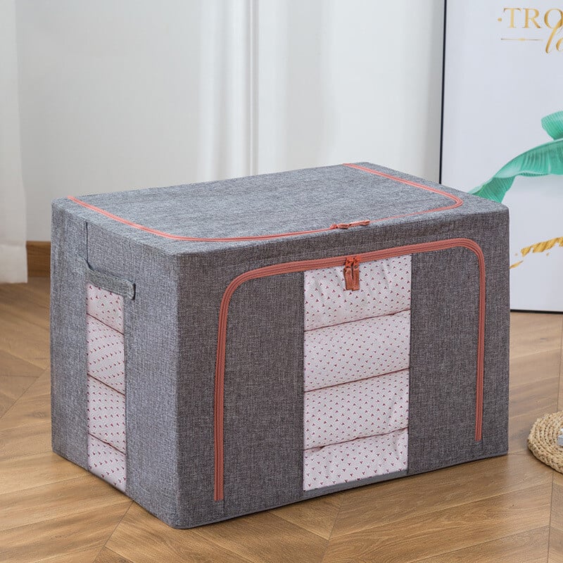 Oxford Cloth Steel Frame Foldable Storage Box