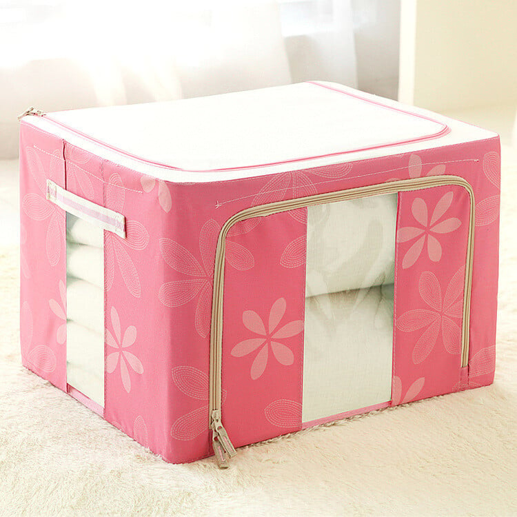 Oxford Cloth Steel Frame Foldable Storage Box