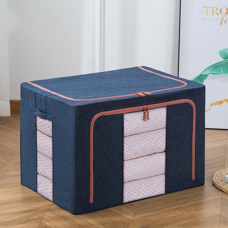 Oxford Cloth Steel Frame Foldable Storage Box