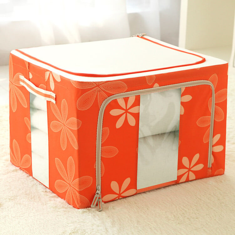 Oxford Cloth Steel Frame Foldable Storage Box