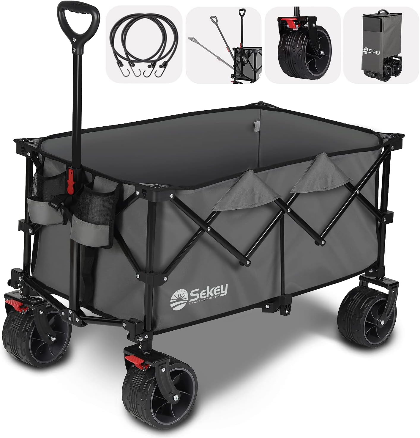 Sekey 220L Foldable Foldable Carriage, 30 lbs