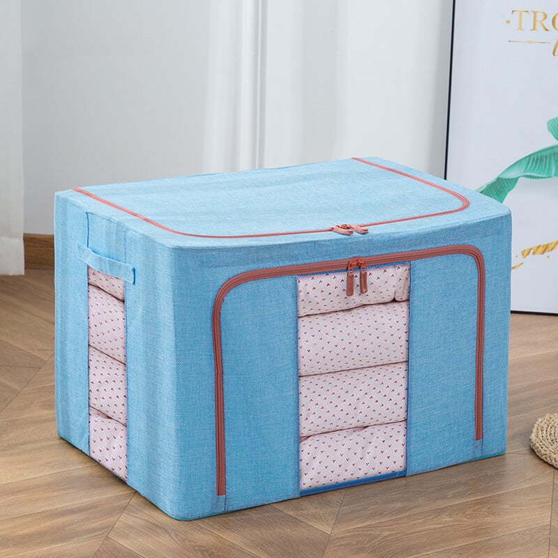 Oxford Cloth Steel Frame Foldable Storage Box