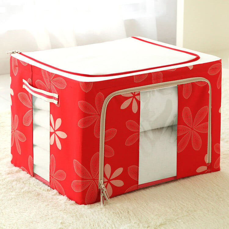 Oxford Cloth Steel Frame Foldable Storage Box