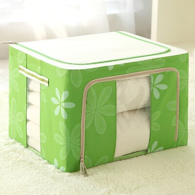 Oxford Cloth Steel Frame Foldable Storage Box