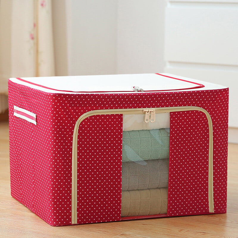 Oxford Cloth Steel Frame Foldable Storage Box