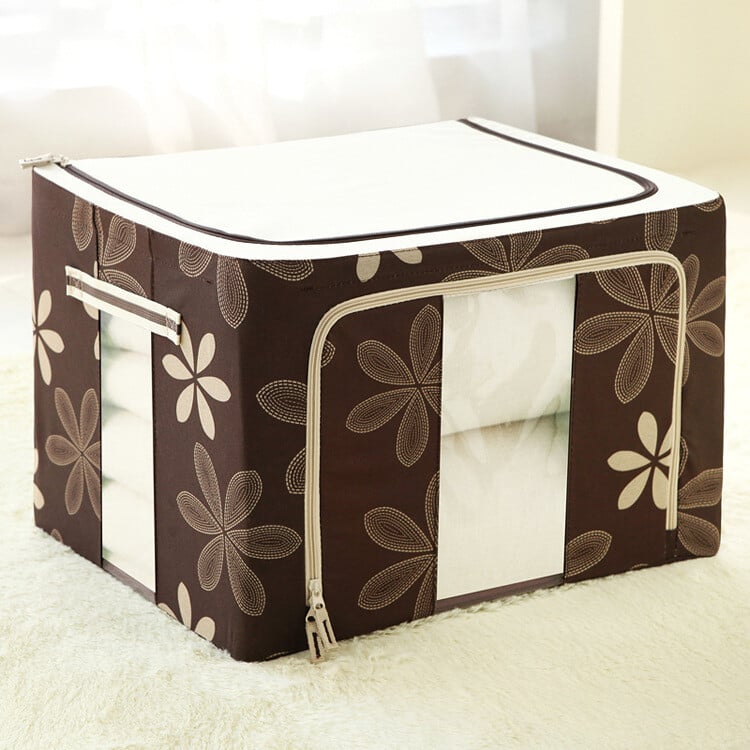 Oxford Cloth Steel Frame Foldable Storage Box