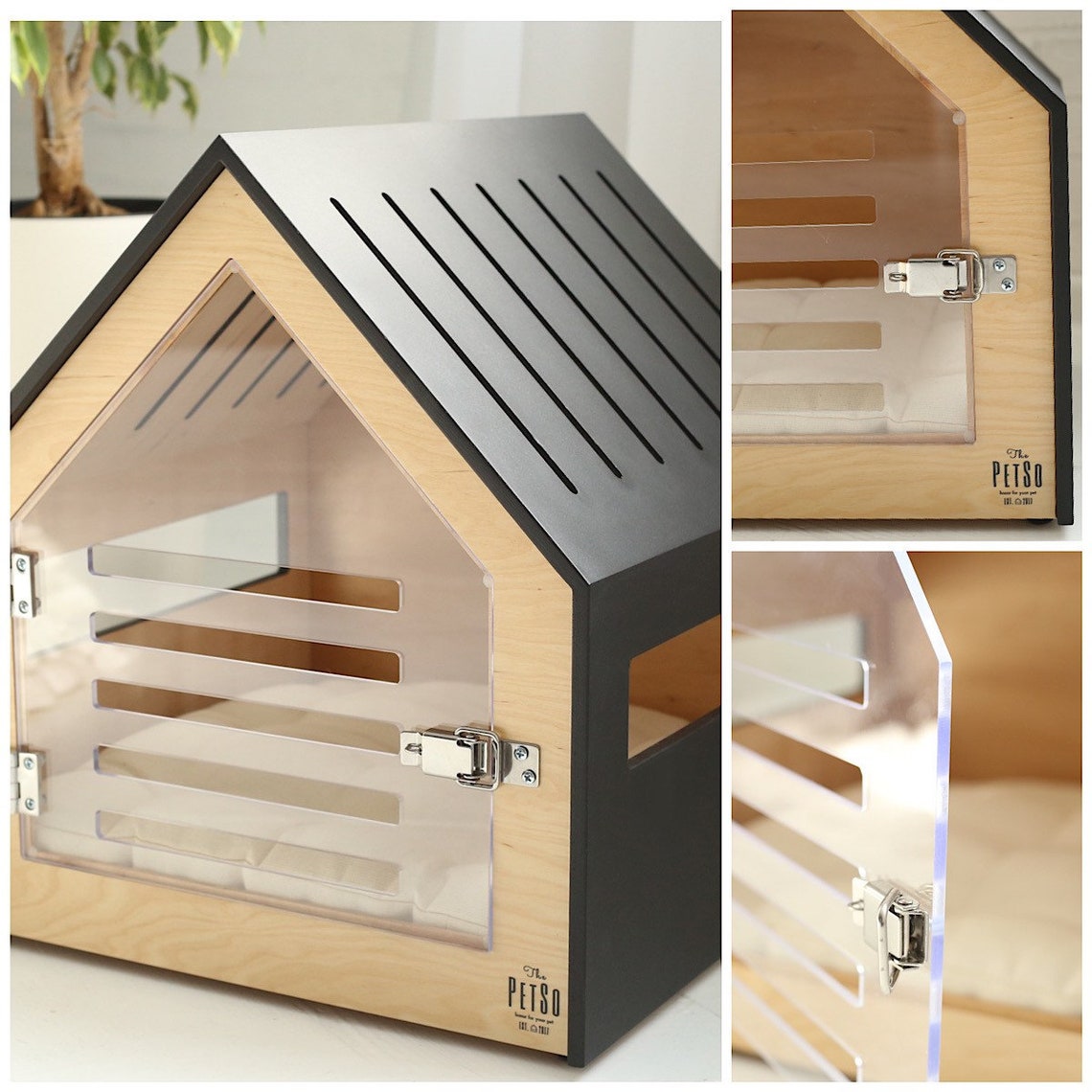 Modern dog and cat house